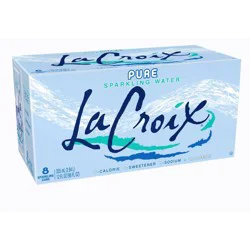 LaCroix Sparkling Water Pure - 8pk/12 fl oz Cans