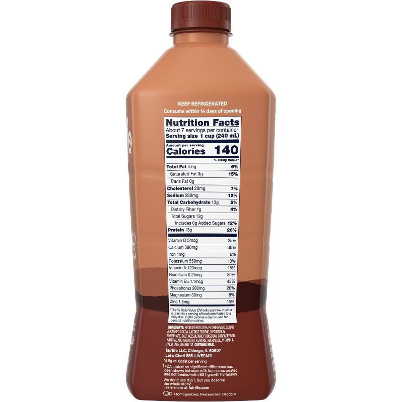 slide 4 of 8, Fairlife Lactose-Free 2% Chocolate Milk - 52 fl oz, 52 fl oz