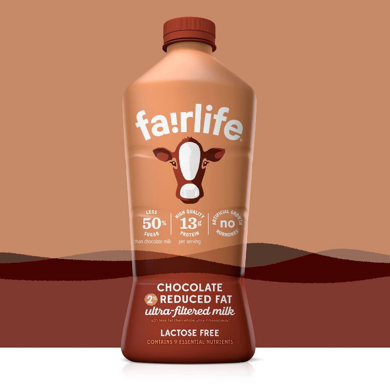 slide 7 of 8, Fairlife Lactose-Free 2% Chocolate Milk - 52 fl oz, 52 fl oz