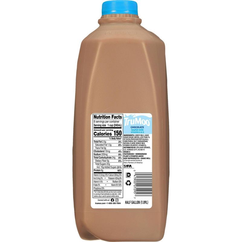 slide 2 of 9, TruMoo 1% Chocolate Milk - 0.5gal, 1/2 gal