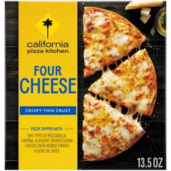 California Pizza Kitchen Thin Crust Frozen Four Cheese Pizza - 13.5oz