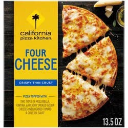 California Pizza Kitchen Thin Crust Frozen Four Cheese Pizza - 13.5oz