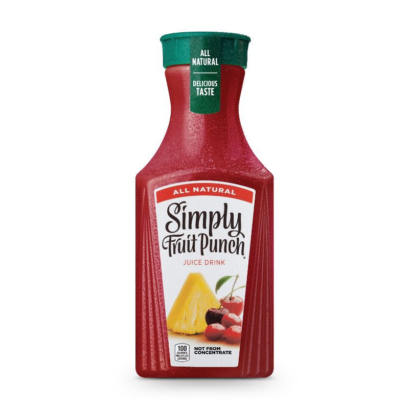 slide 1 of 8, Simply Beverages Simply Fruit Punch Juice Drink - 52 fl oz, 52 fl oz