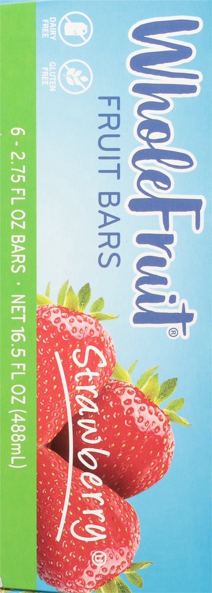 slide 12 of 12, Whole Fruit Strawberry Fruit Bars 6 - 2.75 fl oz, 6 ct; 16.5 oz