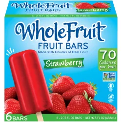Whole Fruit Strawberry Fruit Bars