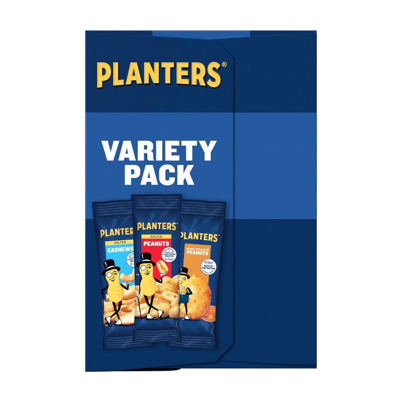 slide 8 of 9, Planters Cashew Variety Pack - 24ct/8.5oz, 24 ct; 8.5 oz