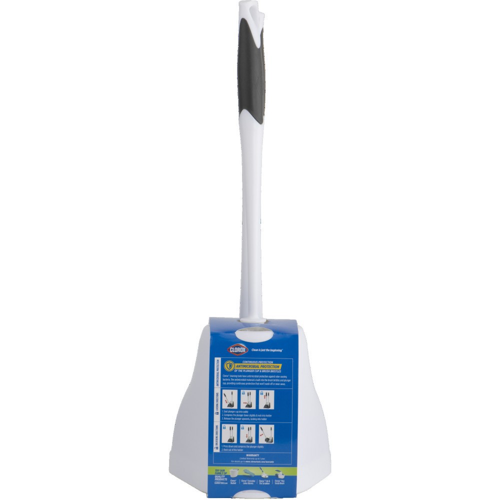 Clorox Plunger & Toilet Brush With Carry Caddy 1 ct Shipt