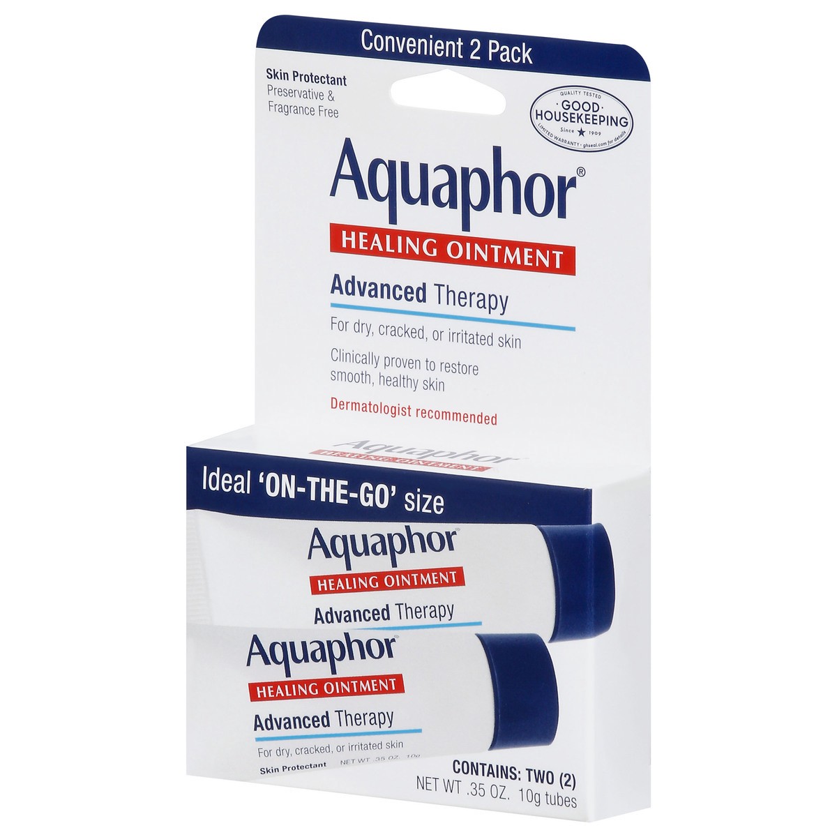 slide 5 of 13, Aquaphor Advanced Therapy Healing Ointment Skin Protectant .35oz Tubes, 0.7 oz