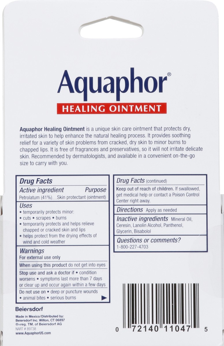 slide 9 of 13, Aquaphor Advanced Therapy Healing Ointment Skin Protectant .35oz Tubes, 0.7 oz