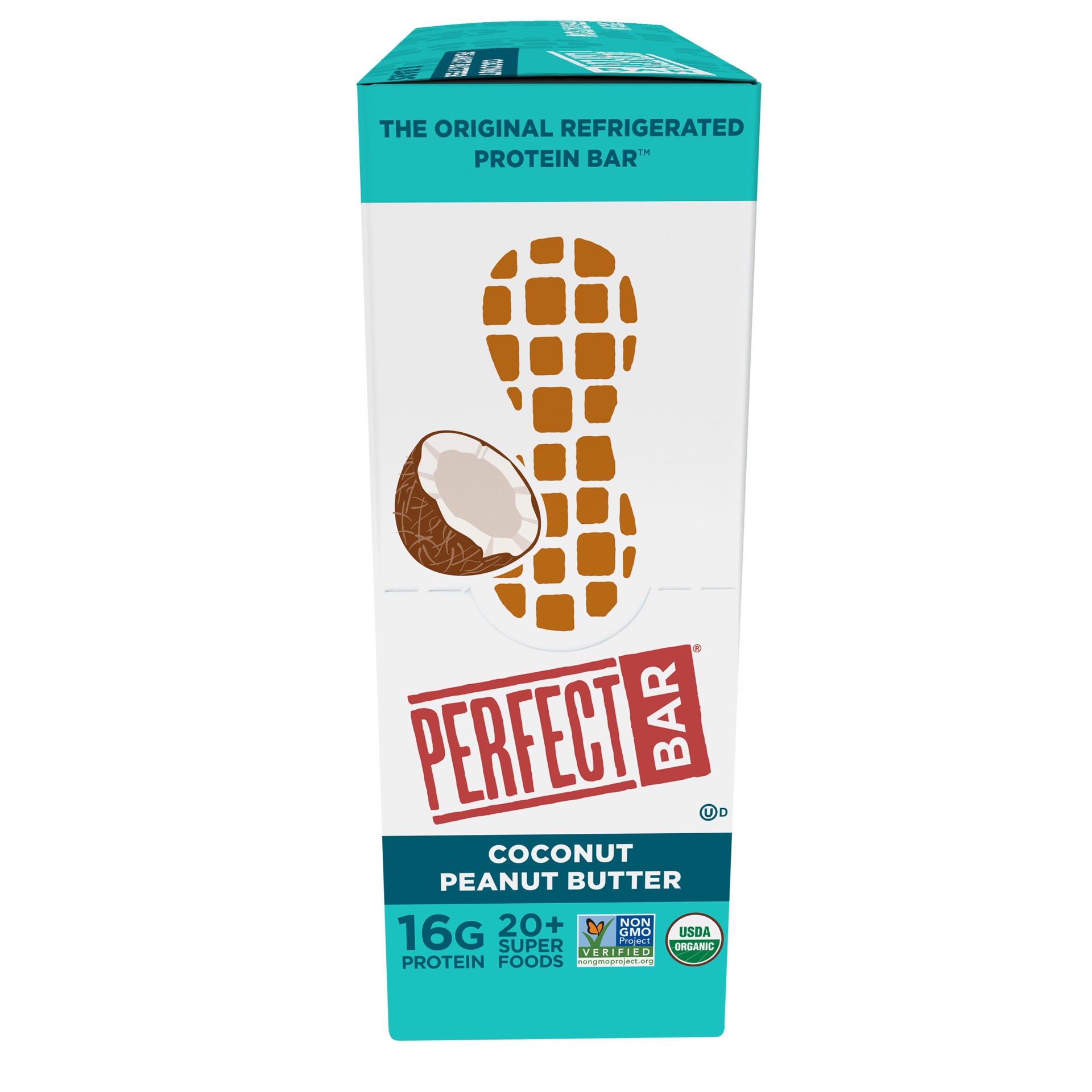 slide 1 of 13, Perfect Bar Original Refrigerated Protein Bar, Coconut Peanut Butter, 2.5 Ounce Bar, 8 Count, 20 oz