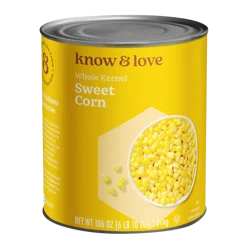 Know & Love Sweet Corn 106 Ounces