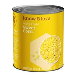 Know & Love Sweet Corn 106 Ounces