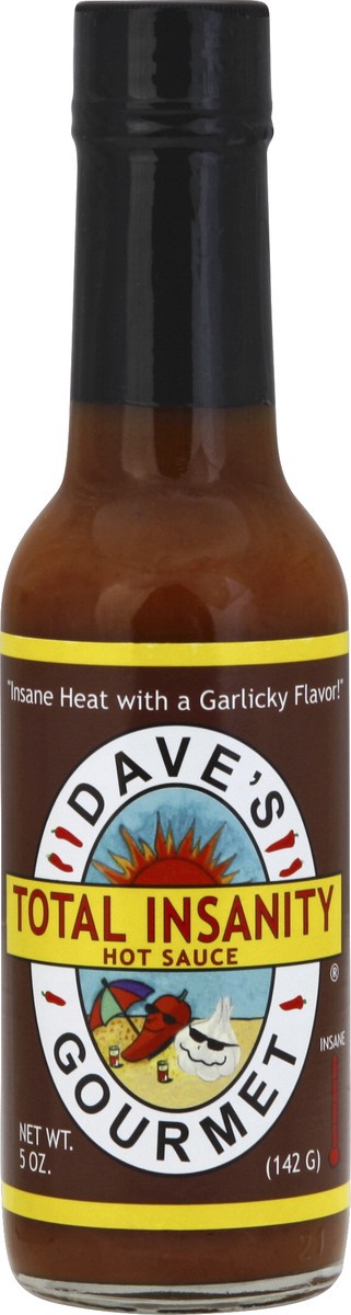 slide 2 of 2, Dave's Gourmet Sauce Hot Total Insanity, 