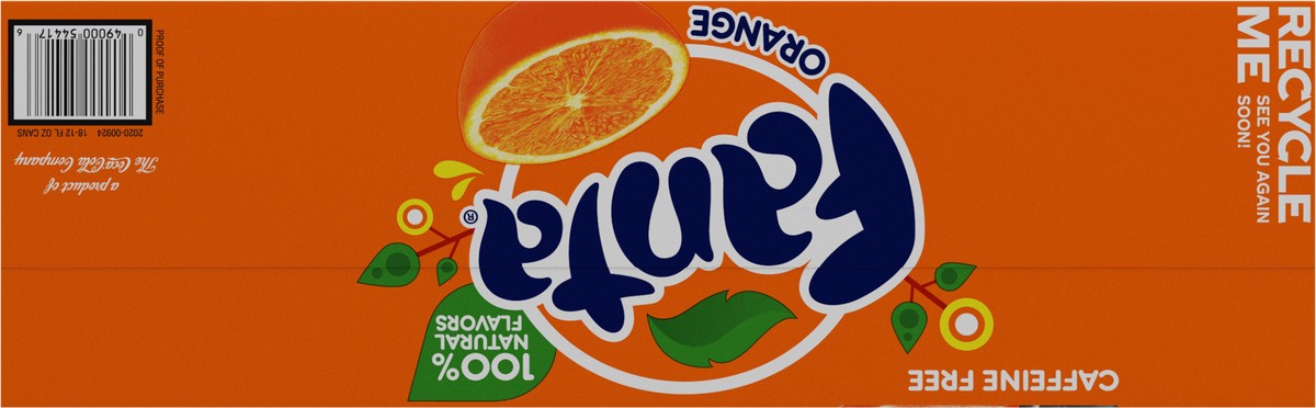 slide 2 of 8, Fanta Orange Soda Fruit Flavored Soft Drink, 12 fl oz, 12 fl oz