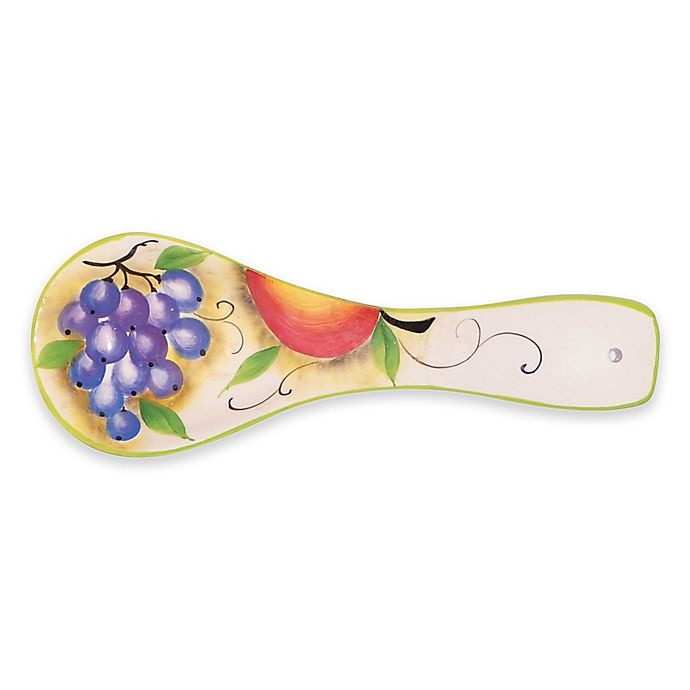 slide 1 of 1, Lorren Home Trends Fruit Design Spoon Rest, 1 ct