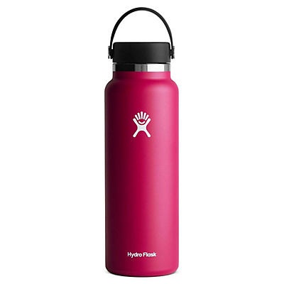 slide 1 of 1, Hydro Flask Wide Mouth Water Bottle with Flex Cap – Snapper, 40 oz
