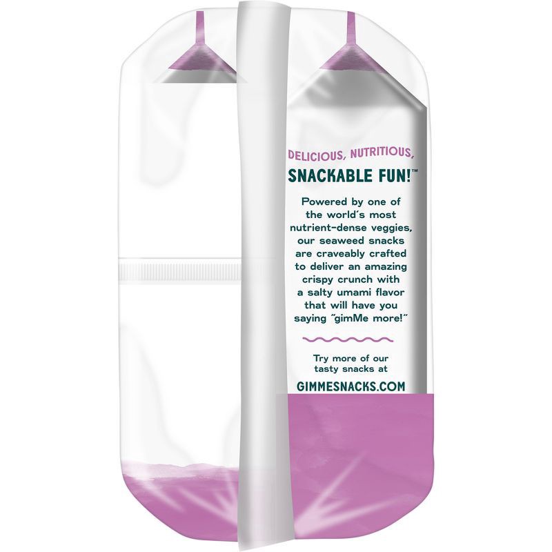 slide 2 of 5, gimme Seaweed Organic Premium Roasted Seaweed Snack, Teriyaki, .17oz, 4 Pack, 4 ct