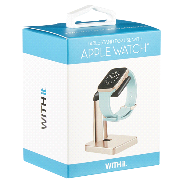 slide 4 of 29, WITHit Apple Watch Stand Gold, 1 ct