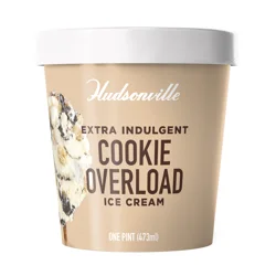 Hudsonville Extra Indulgent Cookie Overloaded Ice Cream 1 pt
