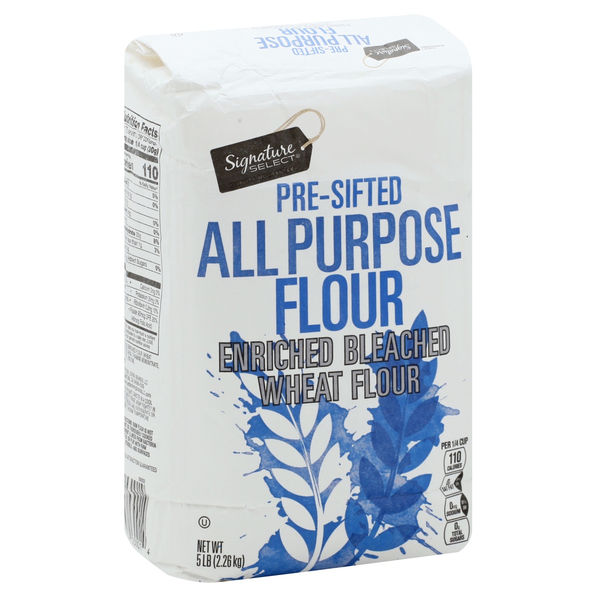 slide 9 of 9, Signature Select Pre-Sifted All Purpose Flour 5 lb, 