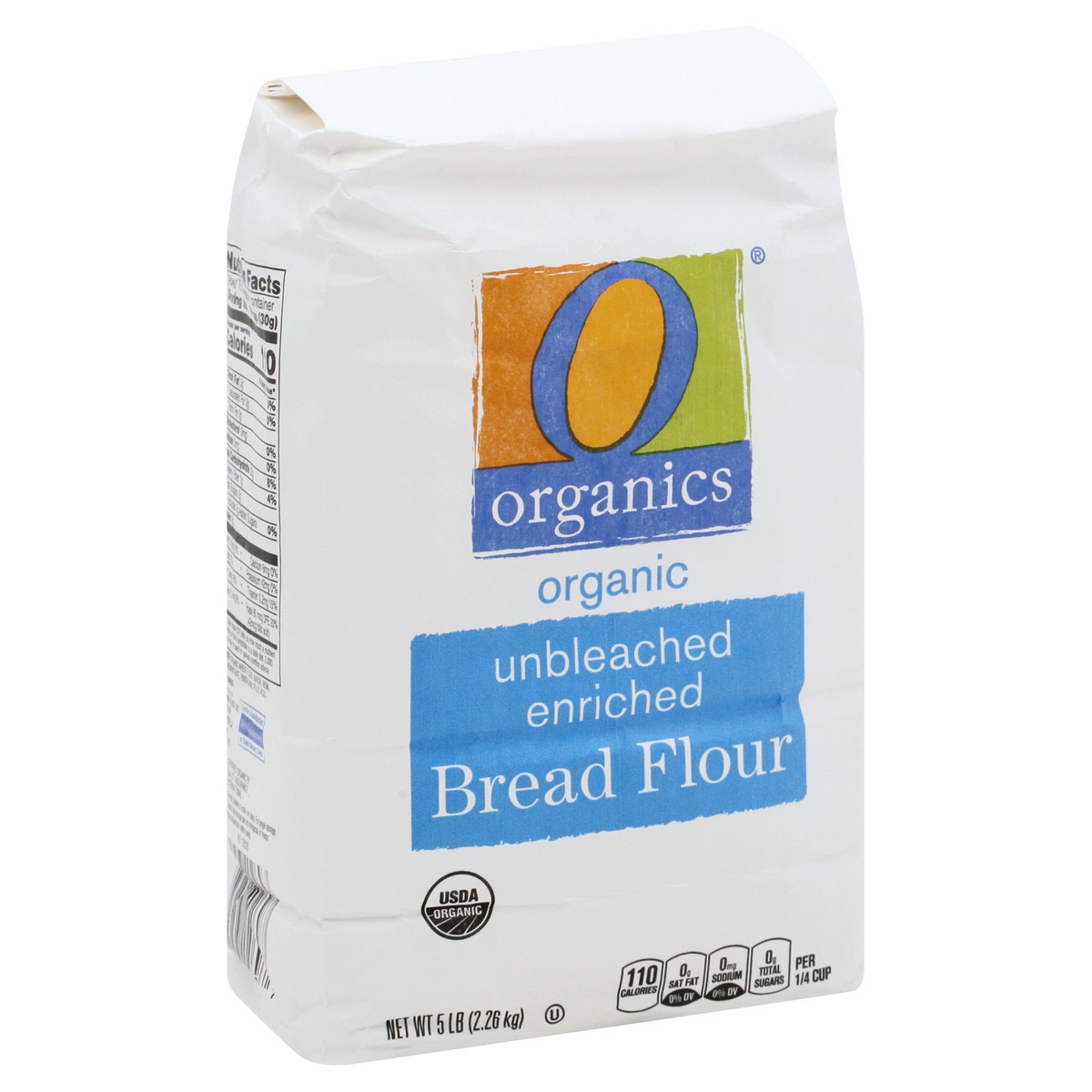slide 2 of 9, O Organics Organic Flour Bread Unbleached Enriched - 5 Lb, 5 lb