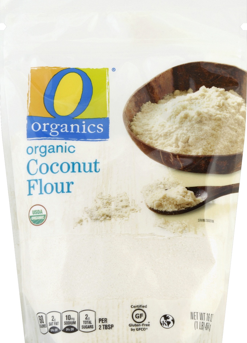 slide 2 of 2, O Orgnc Flour Coconut, 16 oz