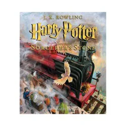 Scholastic Harry Potter and the Sorcerer's Stone: The Illustrated Edition (Harry Potter Series #1)(Hardcover) by J. K. Rowling