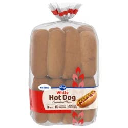 Kroger White Hot Dog Enriched Buns
