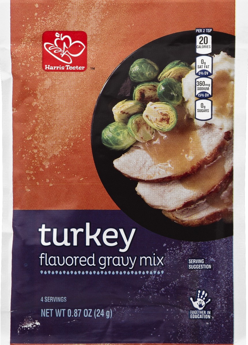 slide 1 of 3, Harris Teeter Turkey Flavored Gravy Mix - 0.87 oz, 0.87 oz