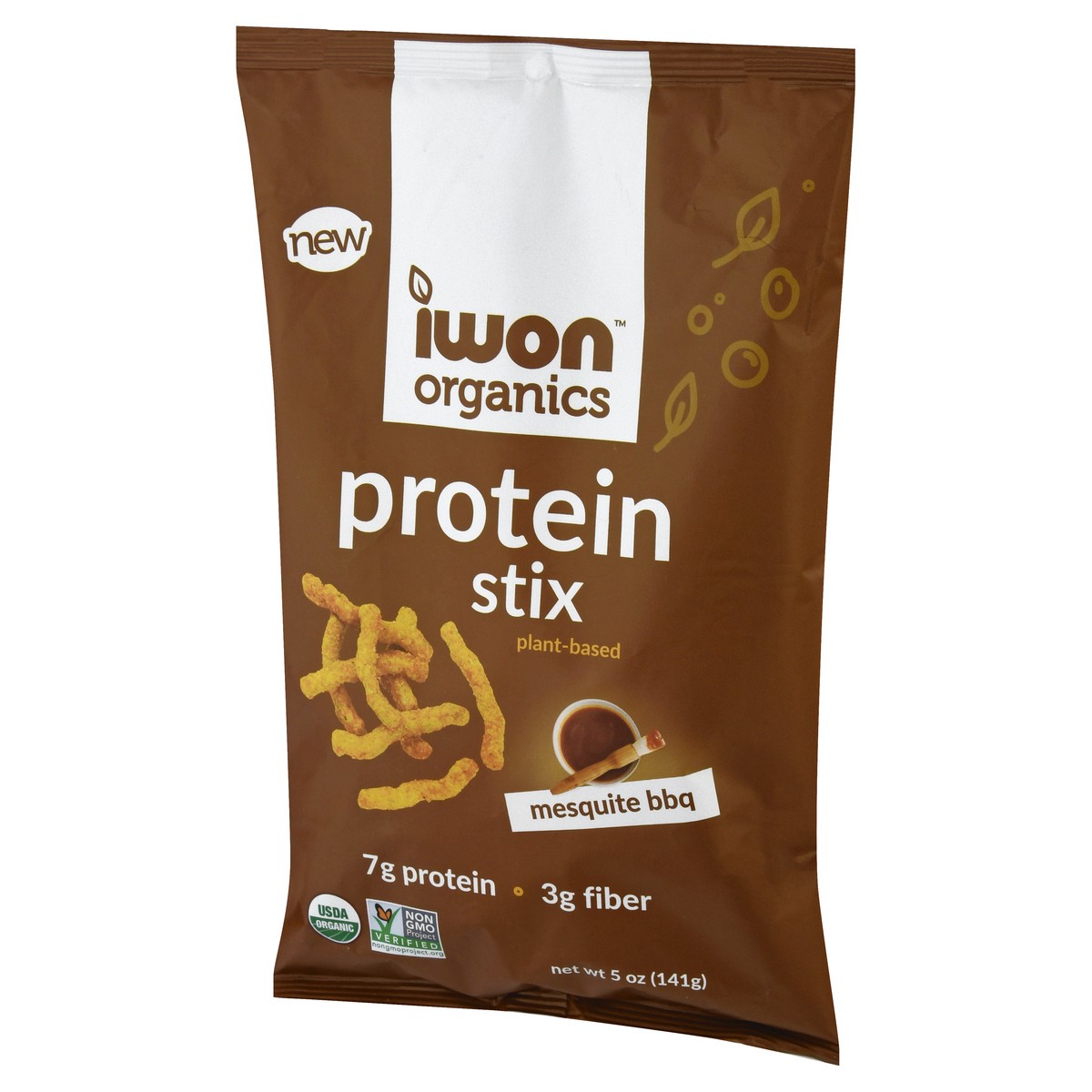 slide 4 of 9, Iwon Organics Mesquite Bbq Protein Stix 5 oz, 5 oz
