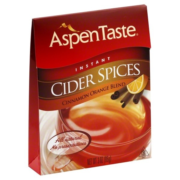 slide 1 of 1, Aspen Taste Cider Spices, Instant, Cinnamon Orange Blend - 3 oz, 3 oz