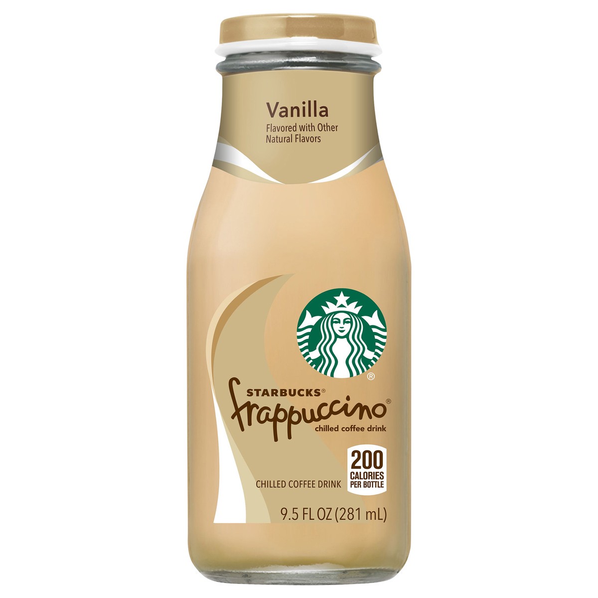 slide 1 of 4, Starbucks Frappucino Chilled Coffee Drink Vanilla - 9.5 fl oz, 9.5 fl oz