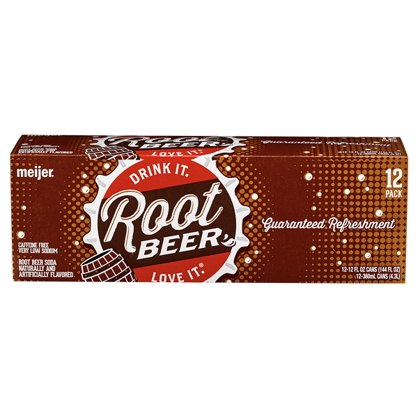 slide 1 of 2, Meijer Root Beer Cans, 12 ct