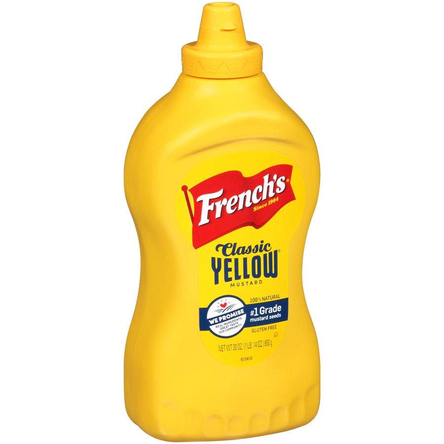 slide 2 of 2, French's Classic Yellow Mustard, 30 oz