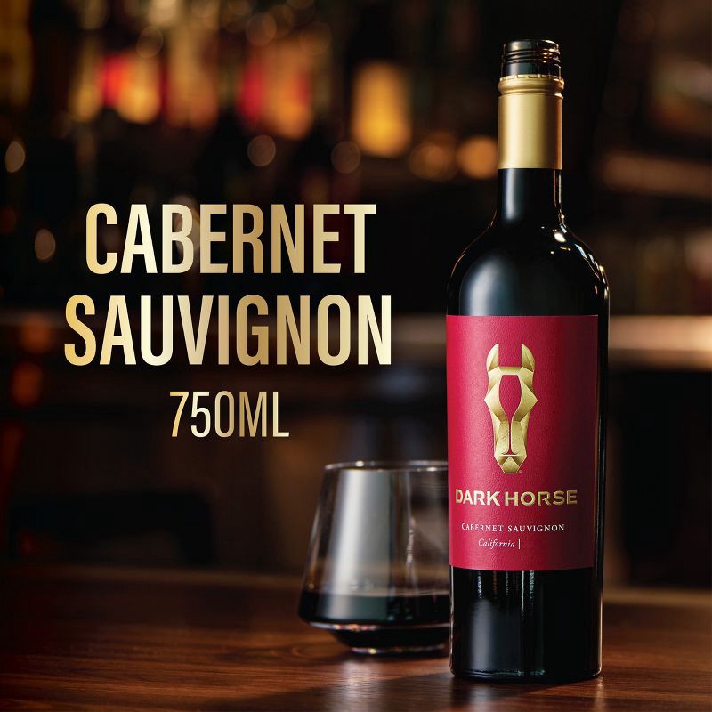 slide 2 of 8, Dark Horse Cabernet Sauvignon Red Wine - 750ml Bottle, 750 ml