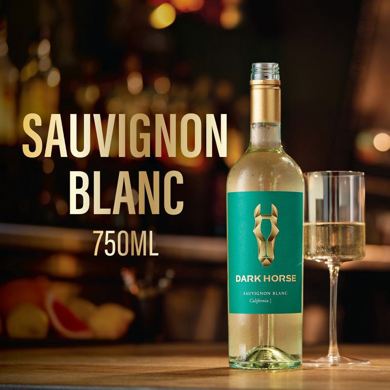 slide 2 of 8, Dark Horse Sauvignon Blanc White Wine - 750ml Bottle, 750 ml