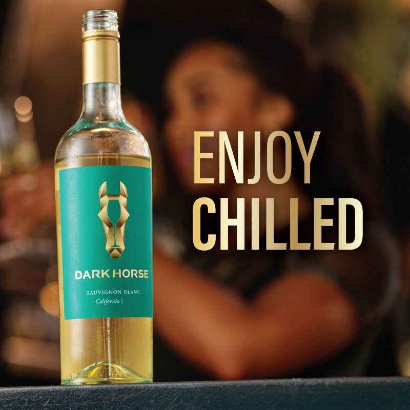 slide 7 of 8, Dark Horse Sauvignon Blanc White Wine - 750ml Bottle, 750 ml