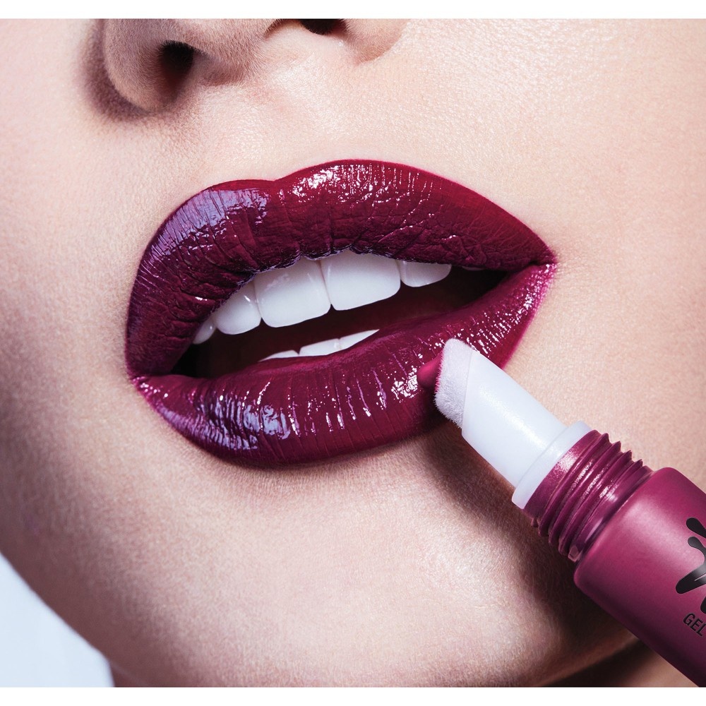 slide 10 of 10, Covergirl Colorlicious Melting Pout Gel Liquid Lipstick - 150 Raspberry Gelly, 0.24 oz