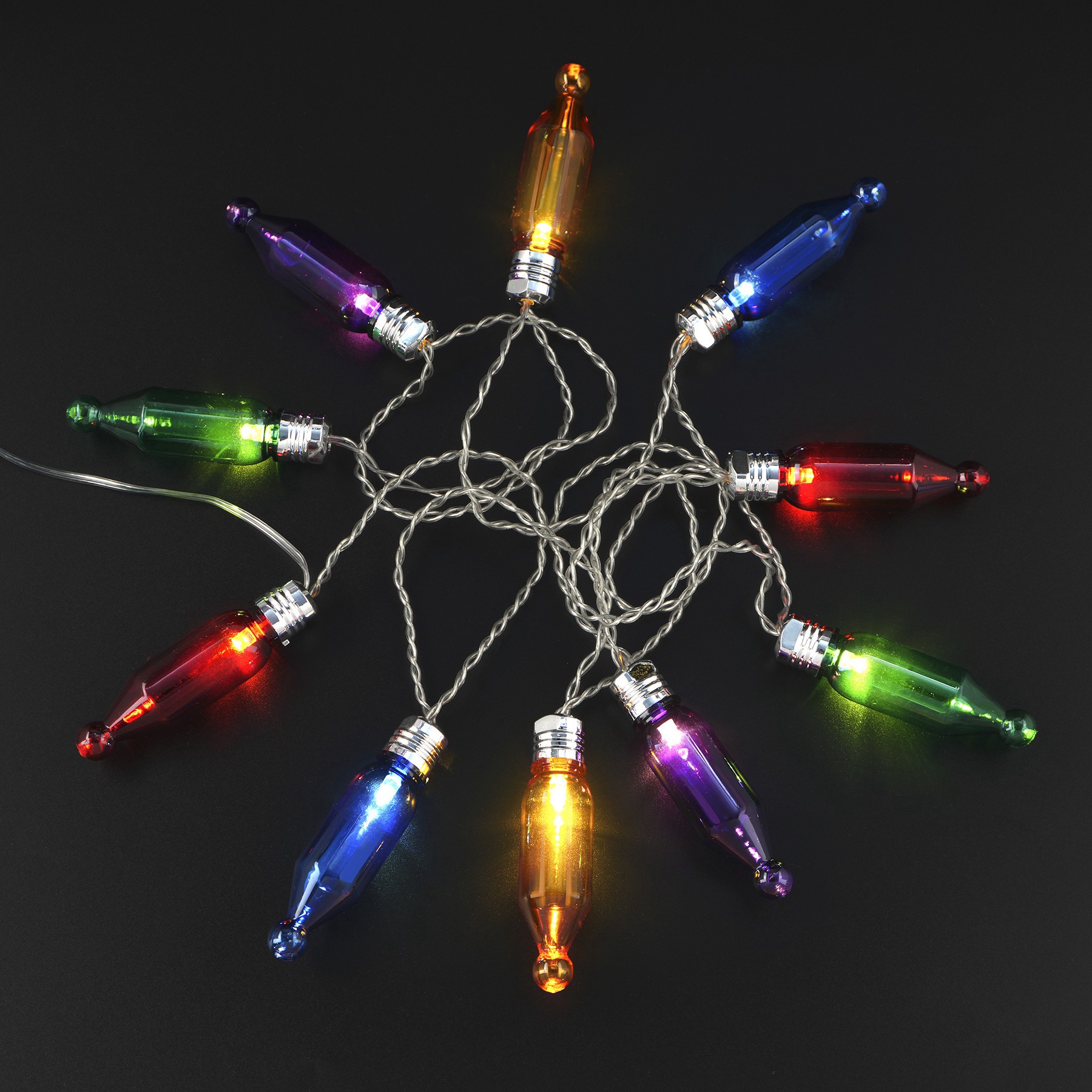 slide 2 of 2, 6ft. Multicolor M20 Bulbs Led String Lights By Ashland, 6 ft