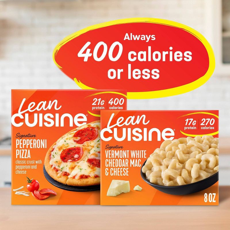slide 6 of 8, Lean Cuisine Protein Kick Vermont White Cheddar Frozen Mac and Cheese - 8oz, 8 oz
