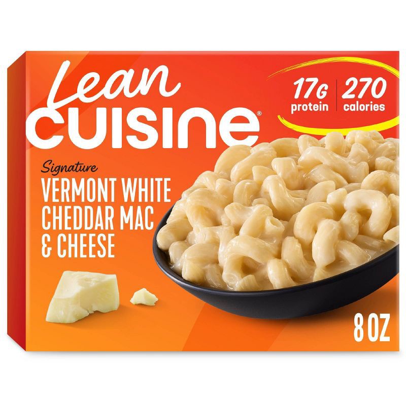 slide 1 of 8, Lean Cuisine Protein Kick Vermont White Cheddar Frozen Mac and Cheese - 8oz, 8 oz