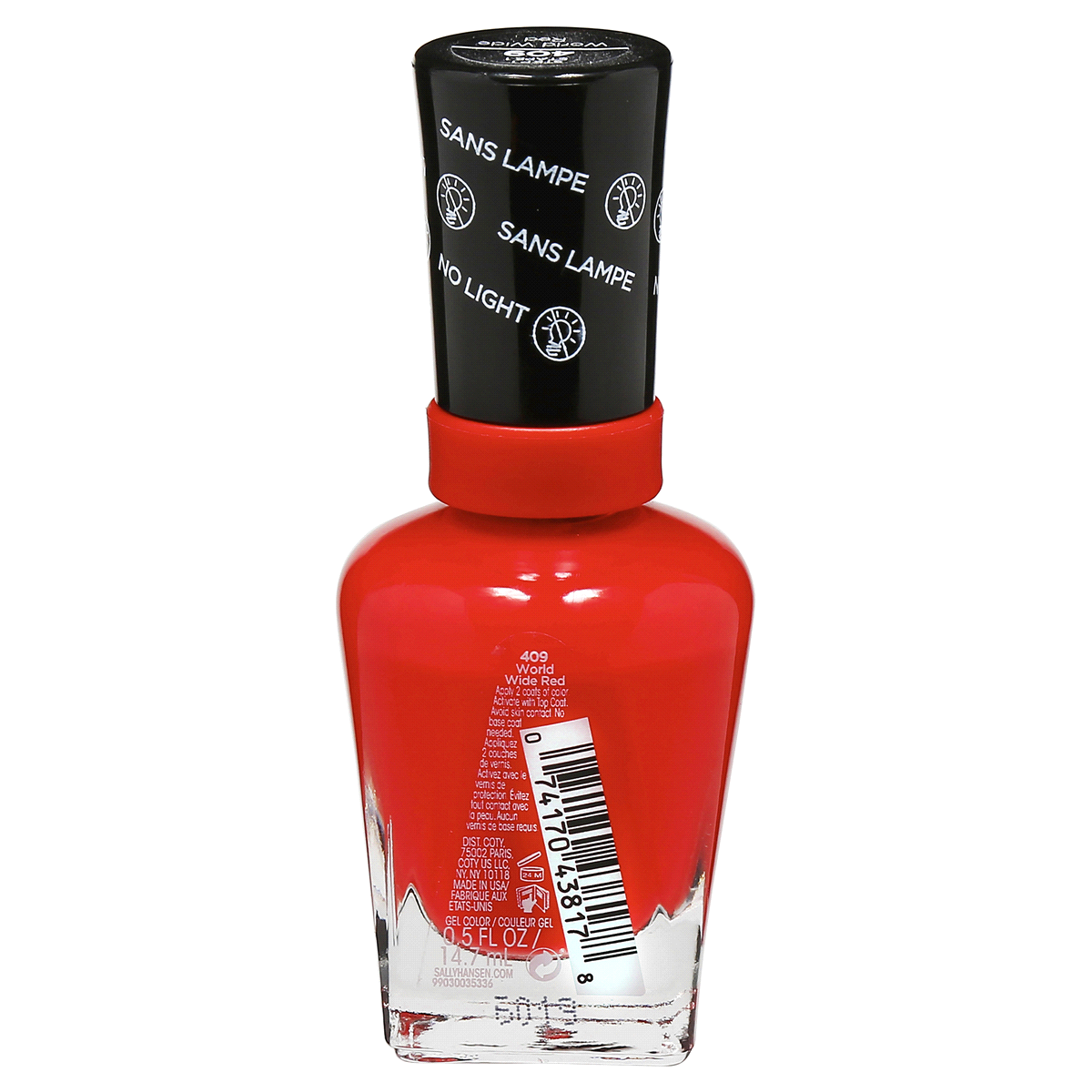 slide 2 of 3, Sally Hansen Miracle Gel - World Wide Red, 0.5 fl oz