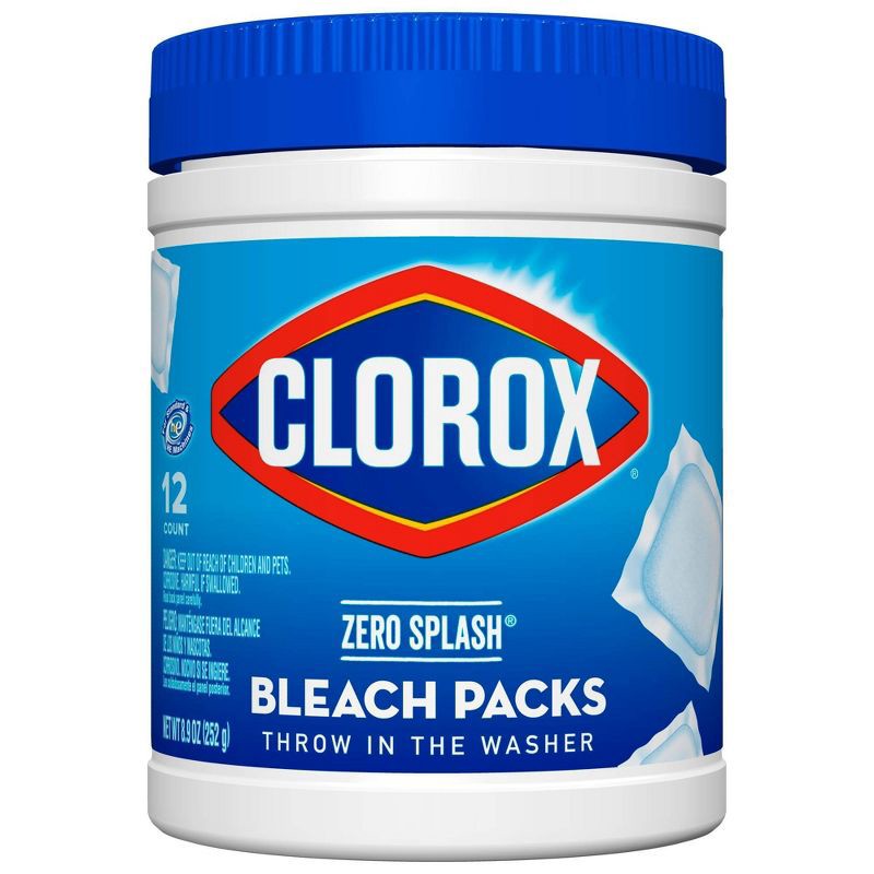 slide 1 of 4, Clorox Zero Splash Bleach Packs - 12ct, 12 ct