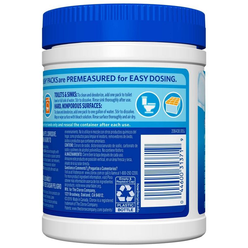 slide 4 of 4, Clorox Zero Splash Bleach Packs - 12ct, 12 ct