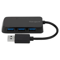 Targus 4 Port USB Hub: High-Speed 400 Mbps Multiport Extender