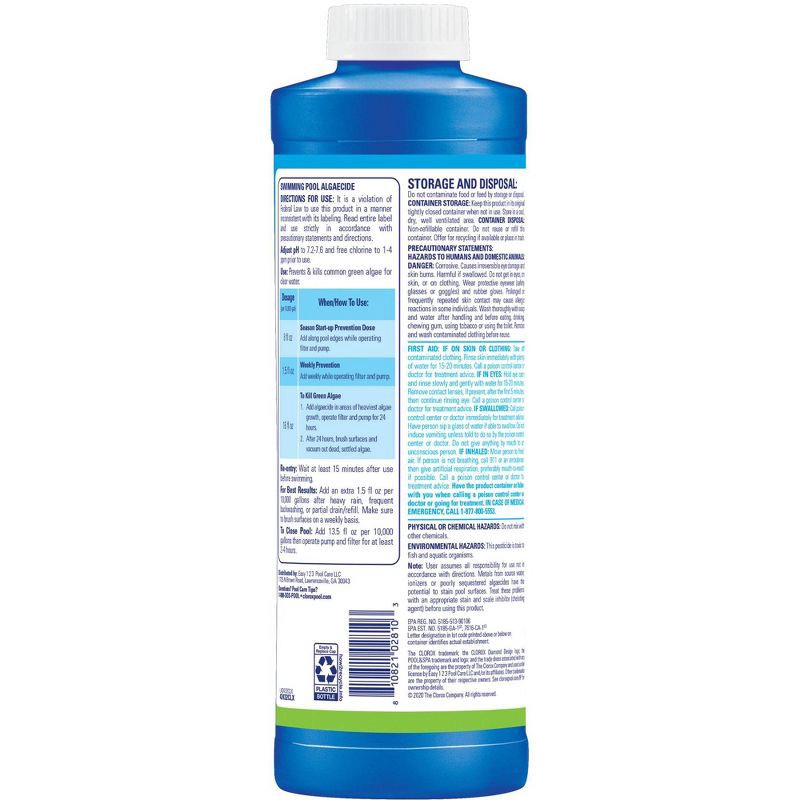 slide 3 of 5, Clorox Green Algae Eliminator - 32 fl oz, 32 fl oz