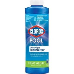 Clorox Green Algae Eliminator - 32 fl oz: Pool Chemical Algaecide for Cleaner Water