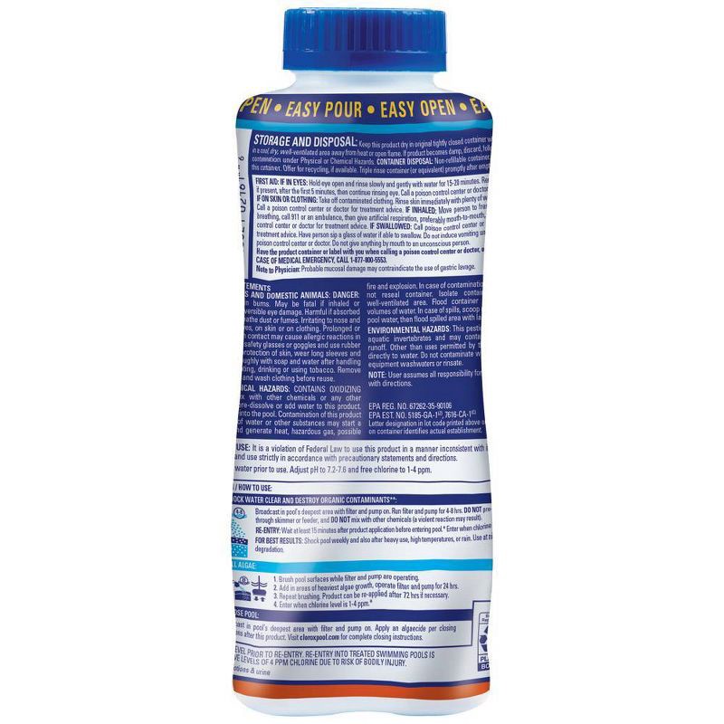 slide 4 of 4, Clorox Shock XtraBlue - 1lb, 1 lb