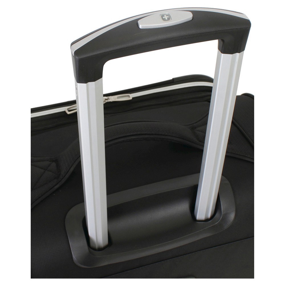 SWISSGEAR Checklite Softside Large Checked Suitcase Black 1 ct Shipt