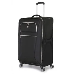SWISSGEAR Checklite Softside Large Checked Suitcase - Black